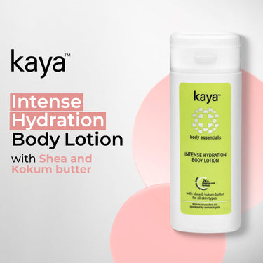 Kaya Clinic Intense Hydration Body Lotion, 200ml Enriched With Shea Butter, 24 Hours Moisture Lock Formula, Hydrating Body Lotion for All Skin Types